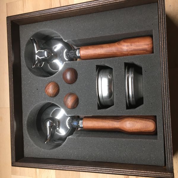 Bezzera Siebträgerset E61 / Rosenholz